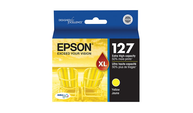 Epson 127 With Sensor - Extra High Capacity - yellow - original - ink cartridge