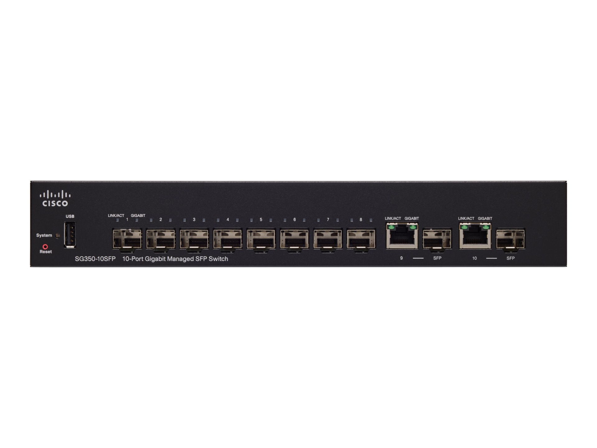 Cisco 250 Series SG350-10SFP - switch - 10 ports - managed