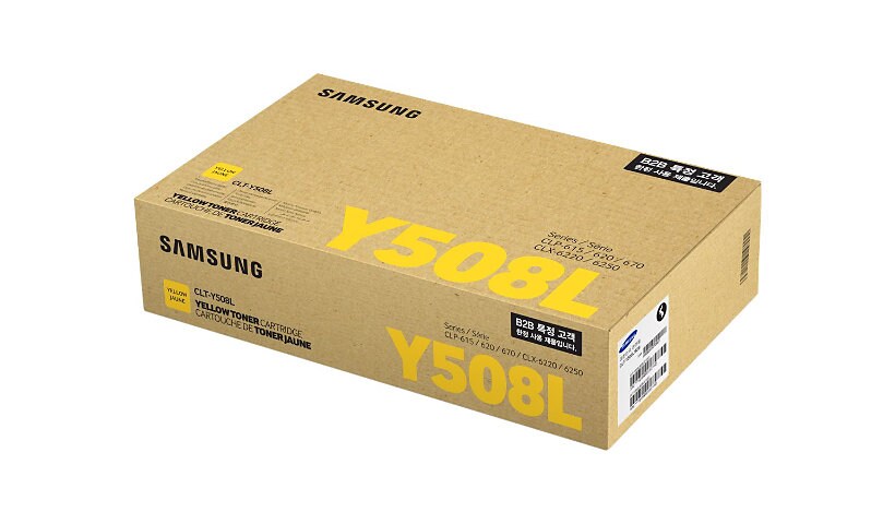 Samsung CLT-Y508L - High Yield - yellow - original - toner cartridge (SU535A)