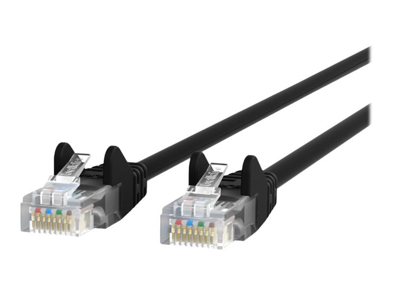 Belkin 5' Cat6 550MHz Gigabit Snagless Patch Cable RJ45 M/M PVC Black 5ft