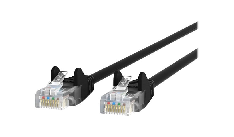 Belkin Cat6 5ft Black Ethernet Patch Cable, UTP, 24 AWG, Snagless, Molded, RJ45, M/M, 5'