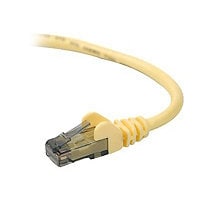 Belkin Cat6 10ft Yellow Ethernet Patch Cable, UTP, 24 AWG, Snagless, Molded, RJ45, M/M, 10'