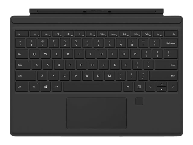 Microsoft Surface Pro 4 Type Cover with Fingerprint ID - keyboard - with trackpad, accelerometer - English - North