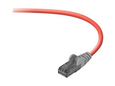 Belkin 10' Cat6 Crossover RJ-45M Cable, Red