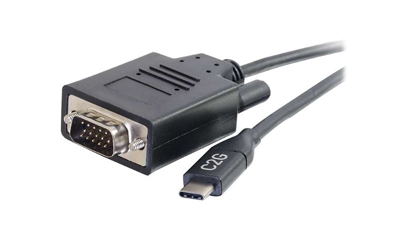 C2G 15ft USB C to VGA Adapter Cable - Video Adapter - external video adapter