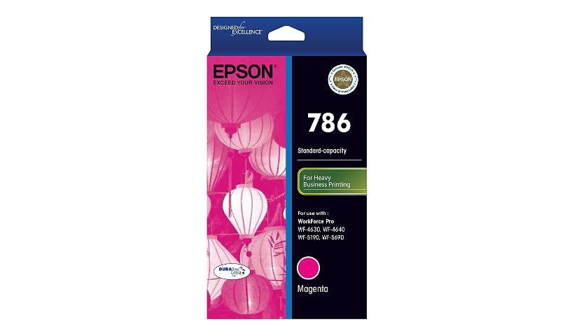 Epson 786 With Sensor - magenta - original - ink cartridge