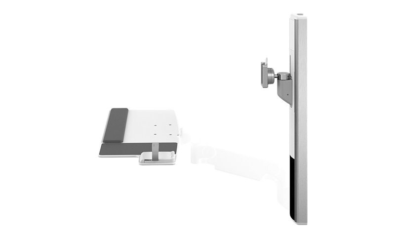 Humanscale V6 Wall Station - mounting component - for keyboard - white