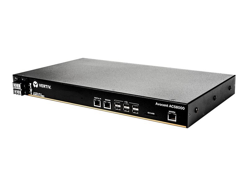 Avocent Vertiv ACS8000 48-Port Unit Dual DC Power Supply with Built-In Modem