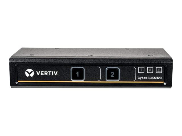 Vertiv Cybex SCKM 120,2-Port Desktop KM,Front-Panel USB 2.0,Audio TAA cert.