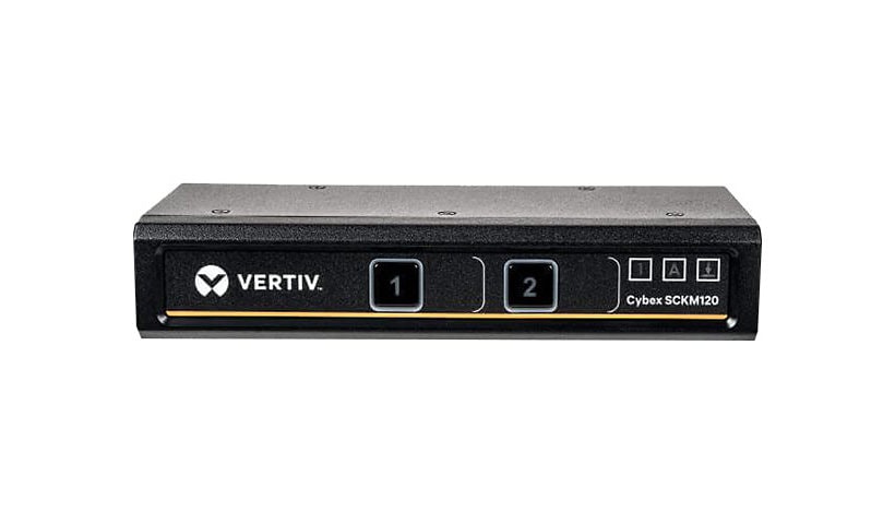 Vertiv Cybex SCKM 120,2-Port Desktop KM,Front-Panel USB 2.0,Audio TAA cert.