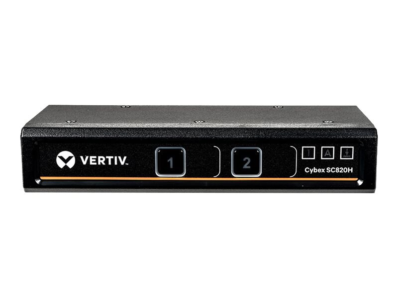 Vertiv Cybex SC820H Secure Desktop KVM Switch | 2 Port | HDMI