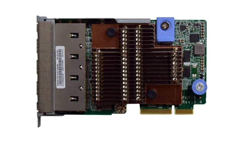 Lenovo ThinkSystem - adaptateur réseau - LAN-on-motherboard (LOM) - 10Gb Ethernet x 4