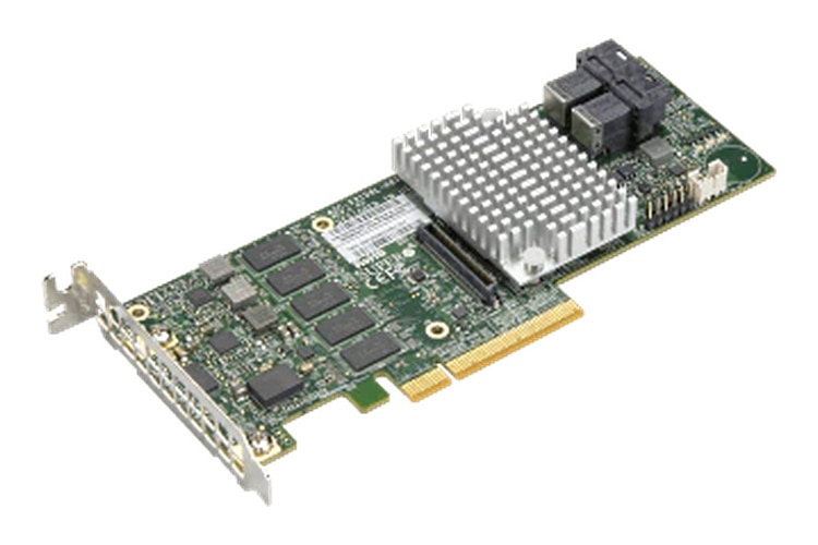 Supermicro Low Profile 12Gbps Eight-Port SAS Internal RAID Adapter Add-on Card
