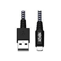 Eaton Tripp Lite Series Heavy-Duty USB-A to Lightning Sync/Charge Cable, MFi Certified - M/M, USB 2.0, 6 ft. (1.83 m) -