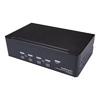 StarTech.com 4 Port Dual DisplayPort KVM Switch - DP KVM Switch - 4K (60Hz)