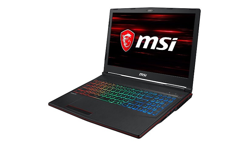 MSI GP63 Leopard-041 - 15.6" - Core i7 8750H - 16 GB RAM - 128 GB SSD + 1 T