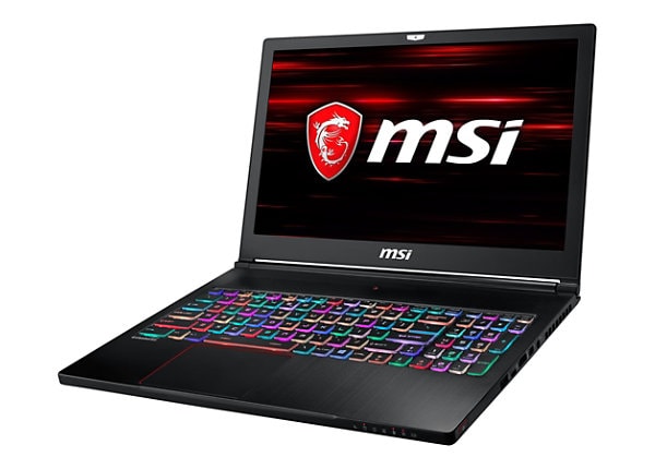 MSI GS63 Stealth-009 - 15.6" - Core i7 8750H - 16 GB RAM - 256 GB SSD + 2 TB HDD