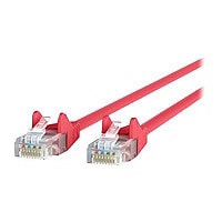 Belkin Cat6 2ft Red Ethernet Patch Cable, UTP, 24 AWG, Snagless, Molded, RJ45, M/M, 2'