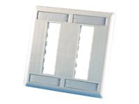 Ortronics TracJack faceplate