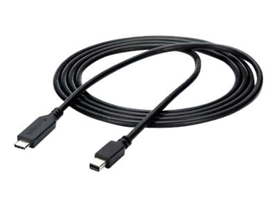 StarTech.com 6 ft. / 1,8 m USB-C to Mini DisplayPort Cable - 4K 60Hz - Black - USB 3.1 Type-C to Mini DP Adapter Cable -