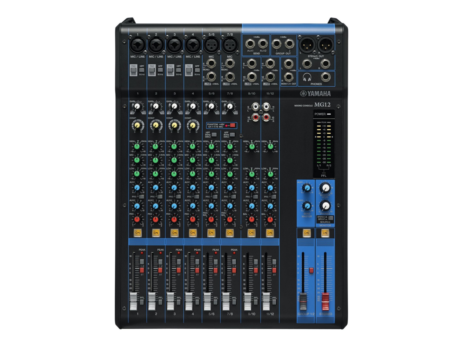 Yamaha MG12 analog mixer - 12-channel