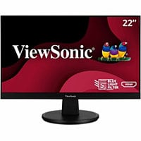 ViewSonic VA2256-MHD - IPS 1080p Monitor with Ultra-Thin Bezels, HDMI, DisplayPort and VGA - 250 cd/m² - 22"
