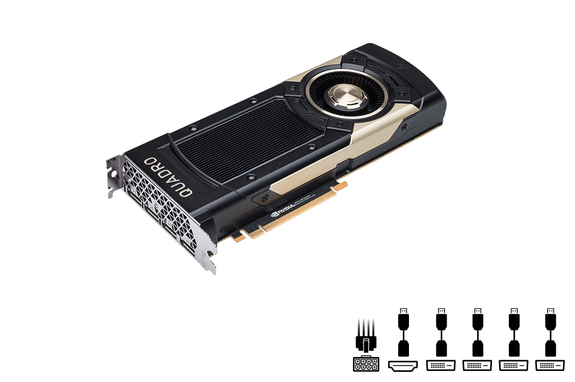 NVIDIA Quadro GV100 - graphics card - Quadro GV100 - 32 GB ...