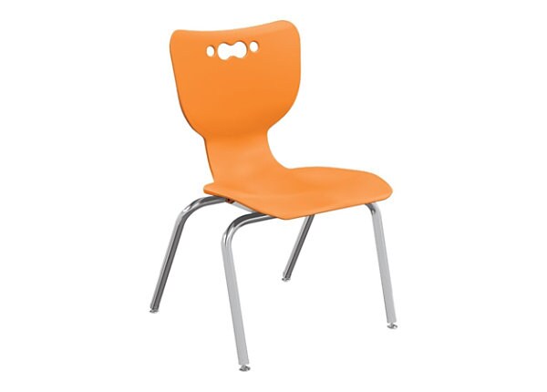 Balt 16" Hierarchy 4 Leg Chair - Orange
