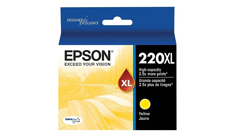Epson 220XL With Sensor - High Capacity - yellow - original - ink cartridge