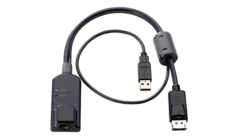 HPE KVM Console USB/DisplayPort Interface Adapter - video / USB adapter