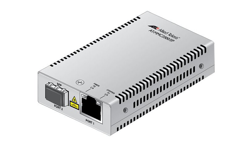 Allied Telesis AT MMC2000 - fiber media converter - GigE