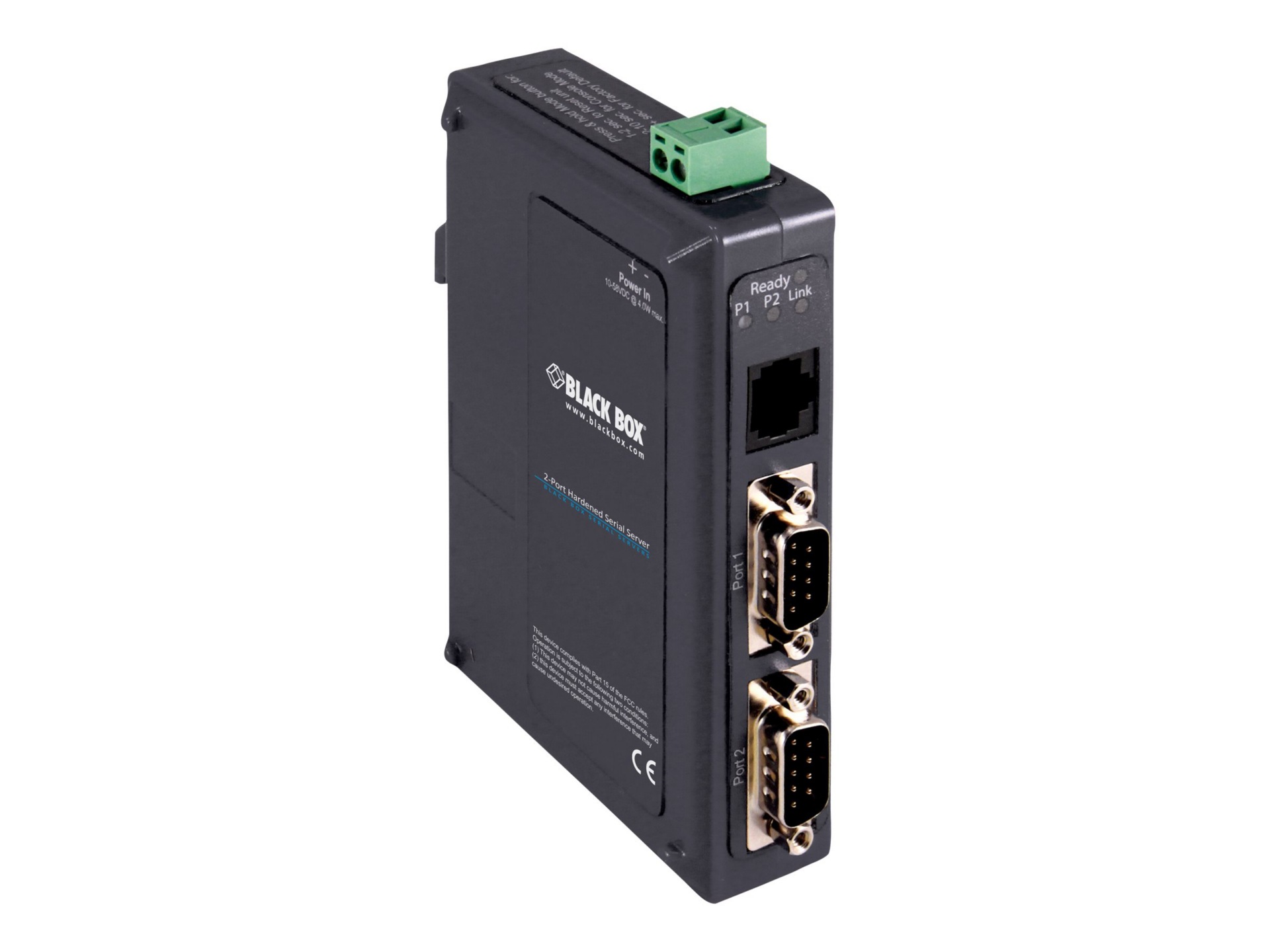 Black Box Hardened Serial Server - device server - TAA Compliant