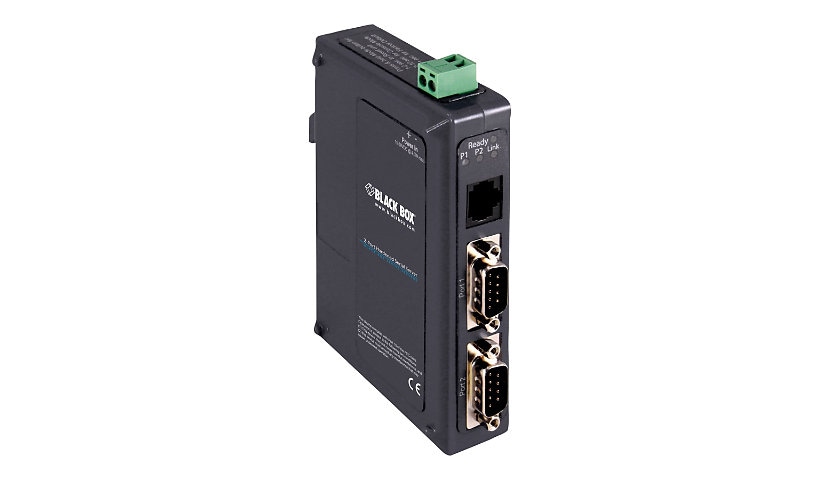 Black Box Hardened Serial Server - device server - TAA Compliant