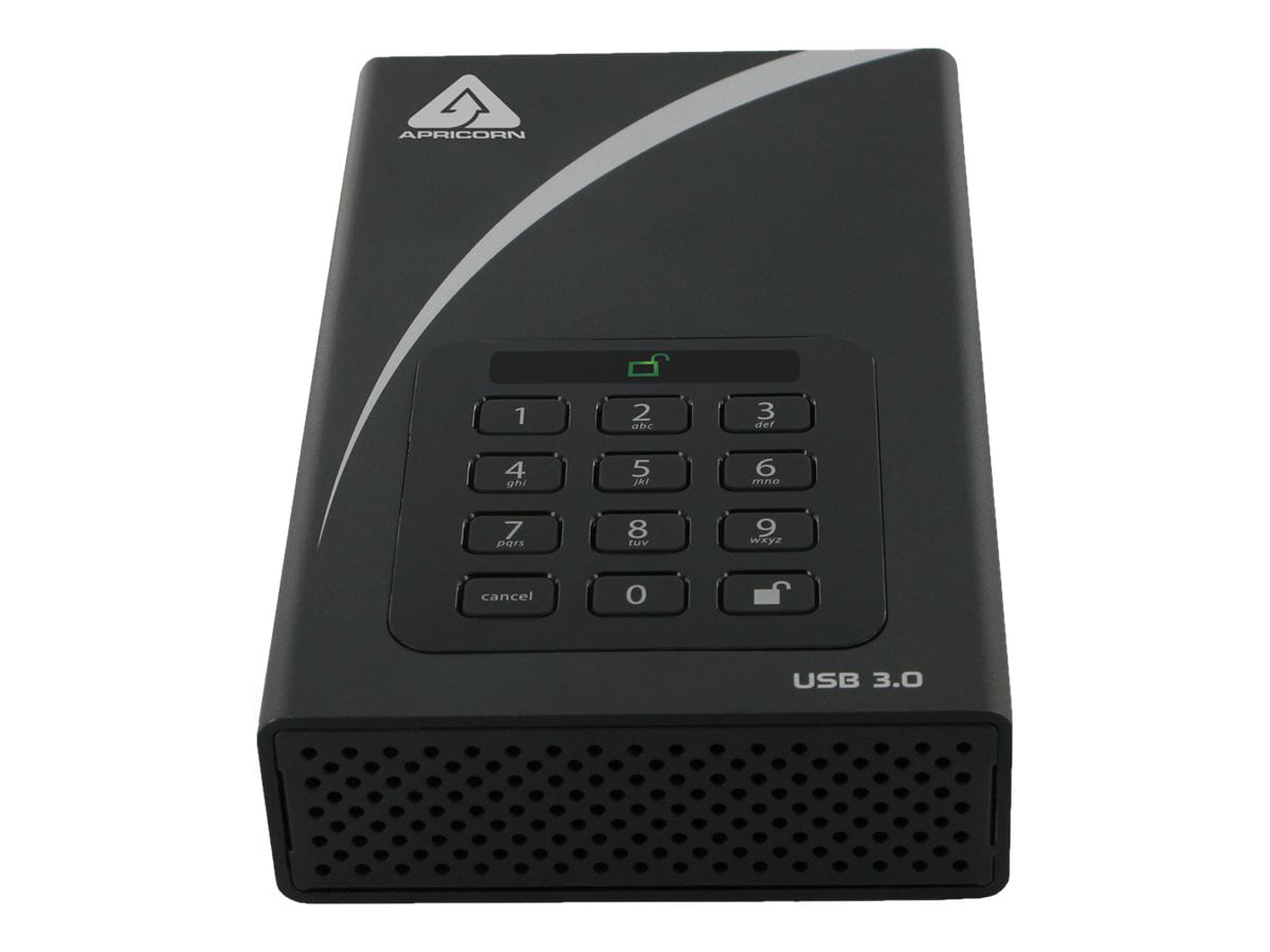 Apricorn Aegis Padlock DT ADT-3PL256-12TB - hard drive - 12 TB - USB 3.0