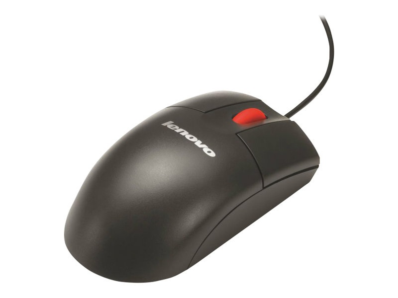 Lenovo ThinkPlus - mouse - USB - stealth black