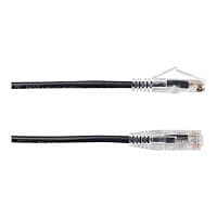 Black Box 20ft Slim-Net CAT6A Black 28AWG 500Mhz UTP Snagless Patch Cable