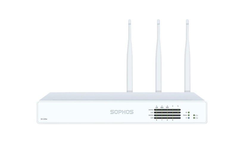 Sophos XG 135w - Rev 3 - security appliance - with 1 year TotalProtect