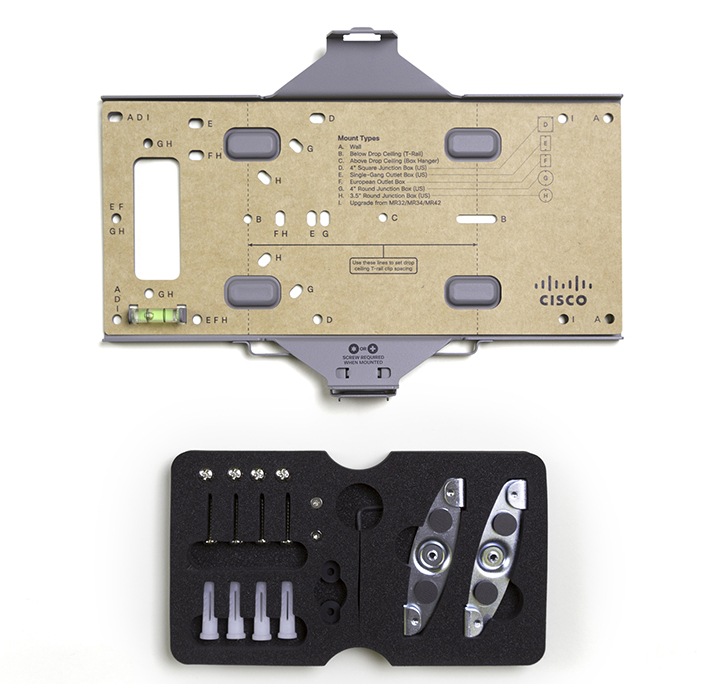 Cisco Meraki wireless access point mounting kit