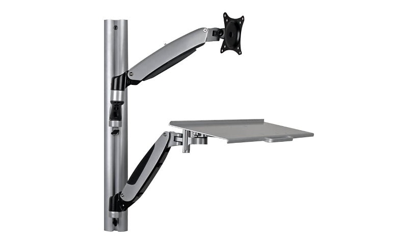 Eaton Tripp Lite Series Adjustable-Height Wall-Mount Sit-Stand Workstation, Single-Display mounting kit - for LCD