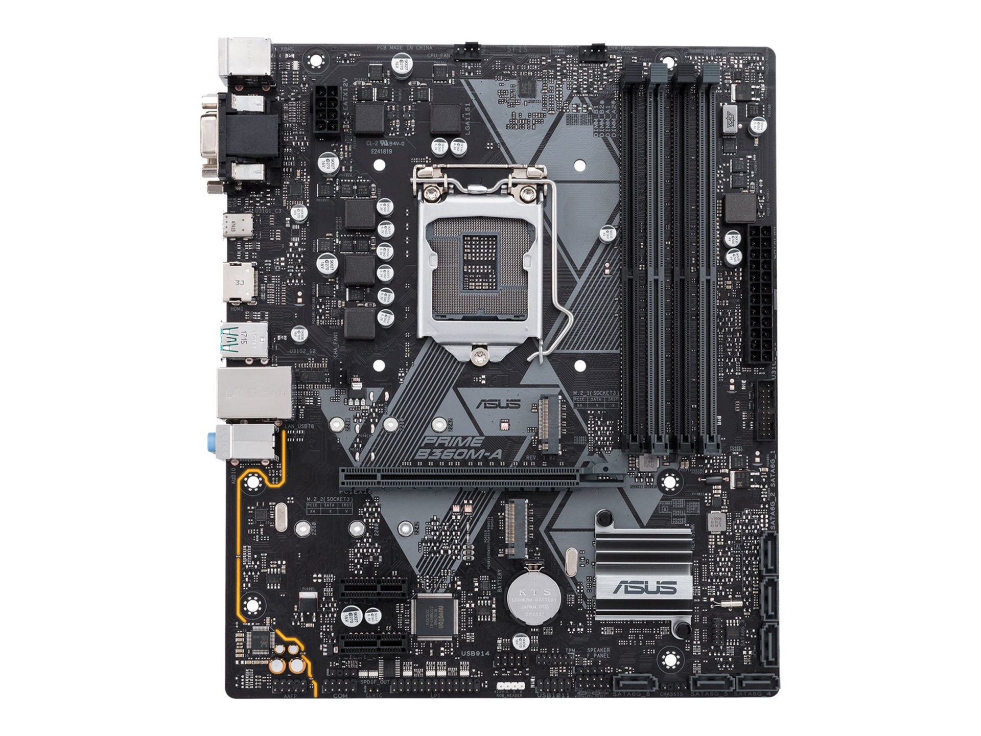 ASUS PRIME B360M-A - motherboard - micro ATX - LGA1151 Socket - B360