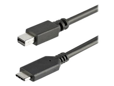 StarTech.com 1 m / 3.3 ft. USB-C to Mini DisplayPort Cable - 4K 60Hz - Black - USB 3.1 Type-C to Mini DP Adapter Cable -