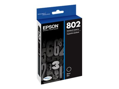 Epson 802 With Sensor - black - original - ink cartridge