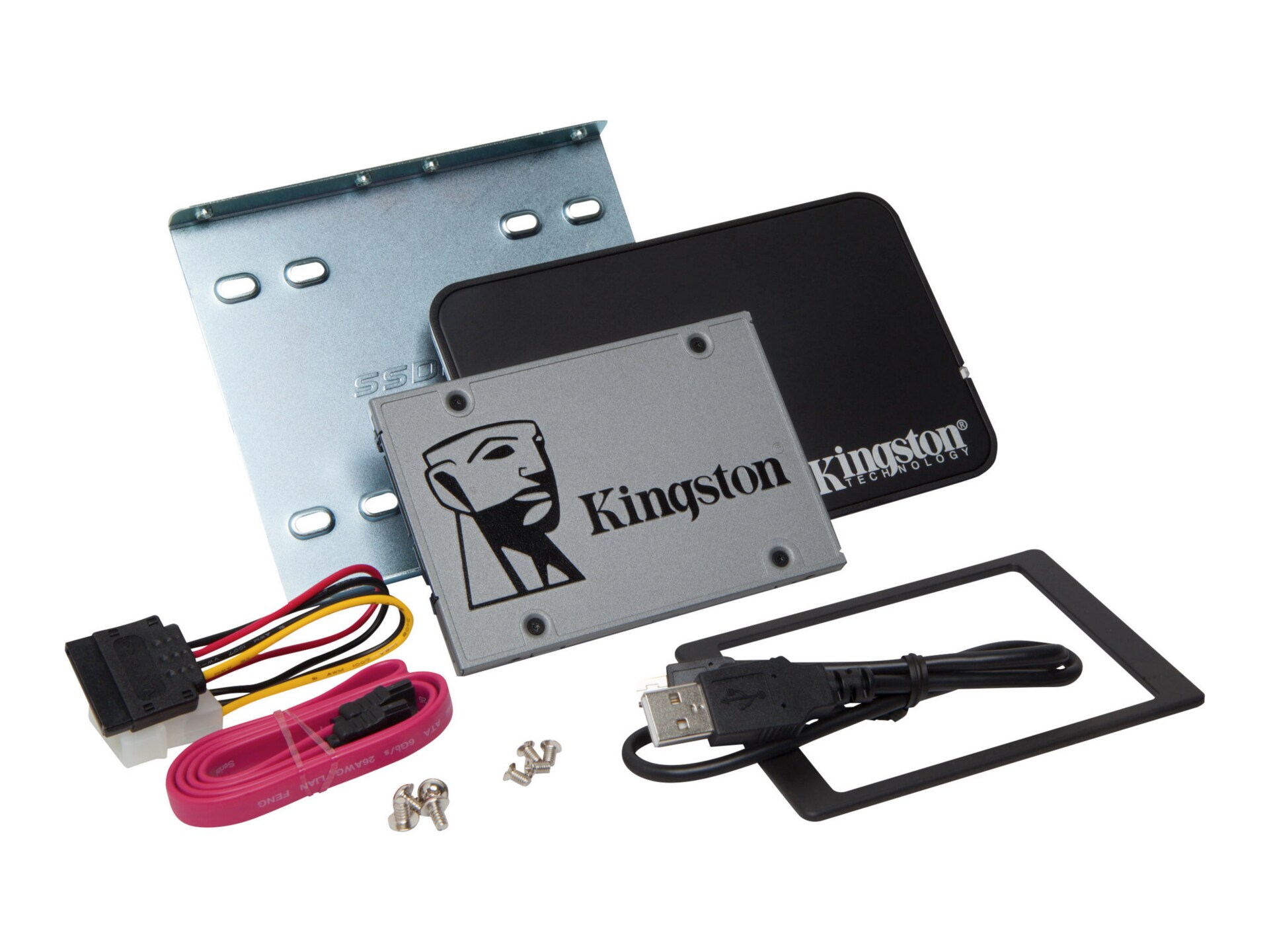 Kingston UV500 Desktop/Notebook upgrade kit - solid state drive - 120 GB -