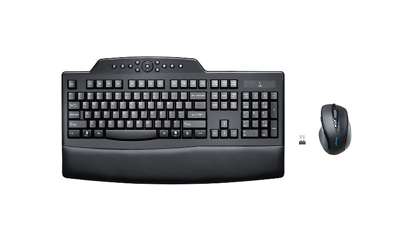 Kensington Pro Fit Wireless Comfort Desktop Set - keyboard and mouse set - US - black