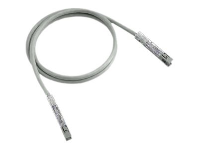 Panduit PAN-PUNCH patch cable - 6.6 ft - international gray
