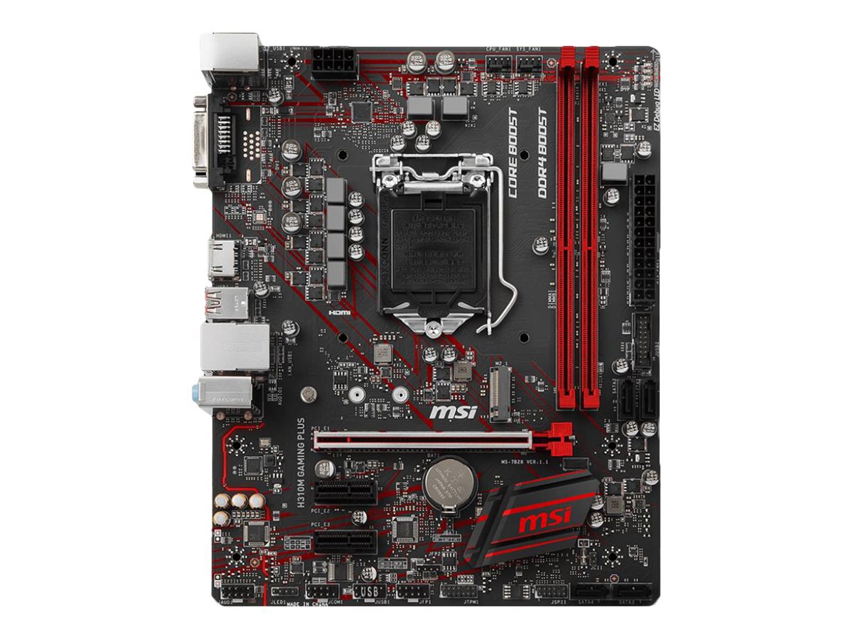 MSI H310M GAMING PLUS - motherboard - micro ATX - LGA1151 Socket - H310