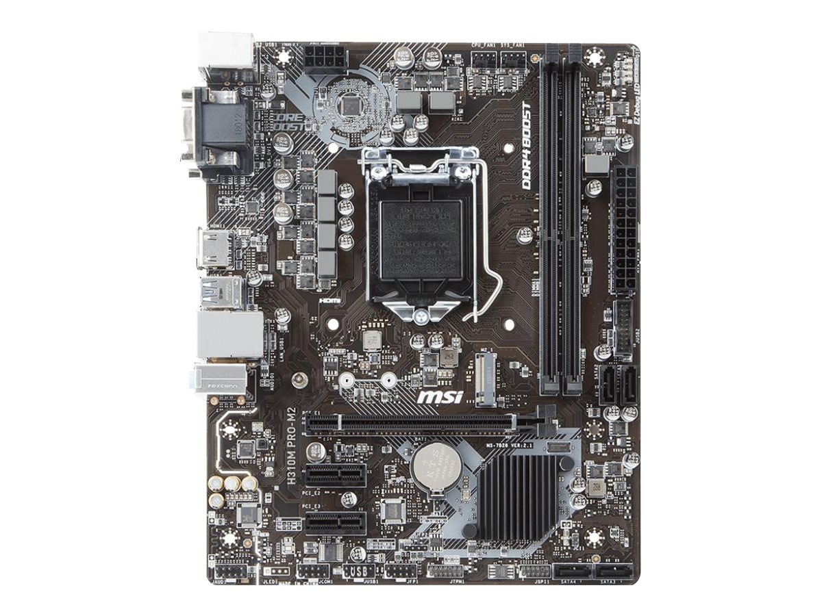MSI H310M PRO-M2 - motherboard - micro ATX - LGA1151 Socket - H310