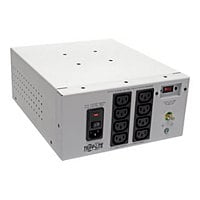 Tripp Lite Isolator Series Dual-Voltage 115/230V 1000W 60601-1 Medical-Grade Isolation Transformer, C14 Inlet, 8 C13