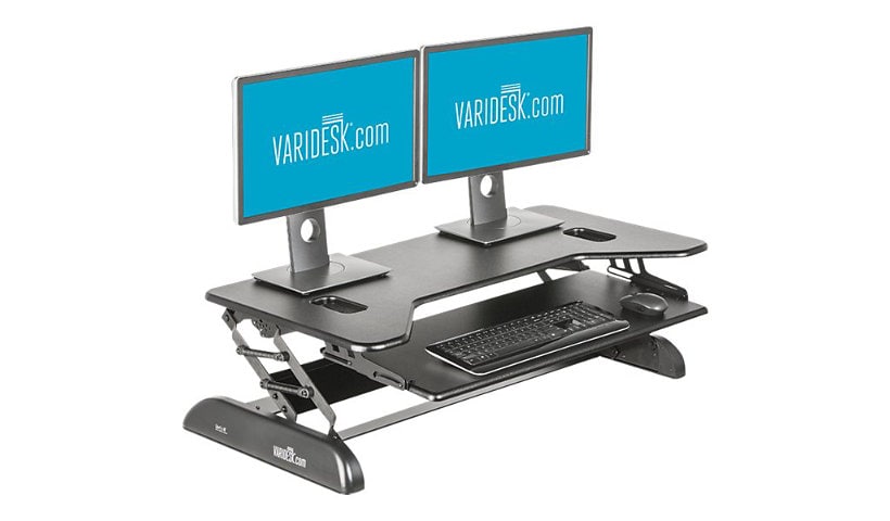 VariDESK Cube Plus 40 - standing desk converter - black