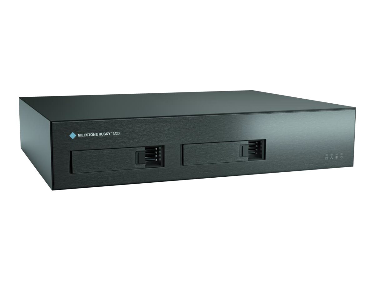 Milestone Husky M20 2x2TB HDD 16 License Wired Network Video Recorder